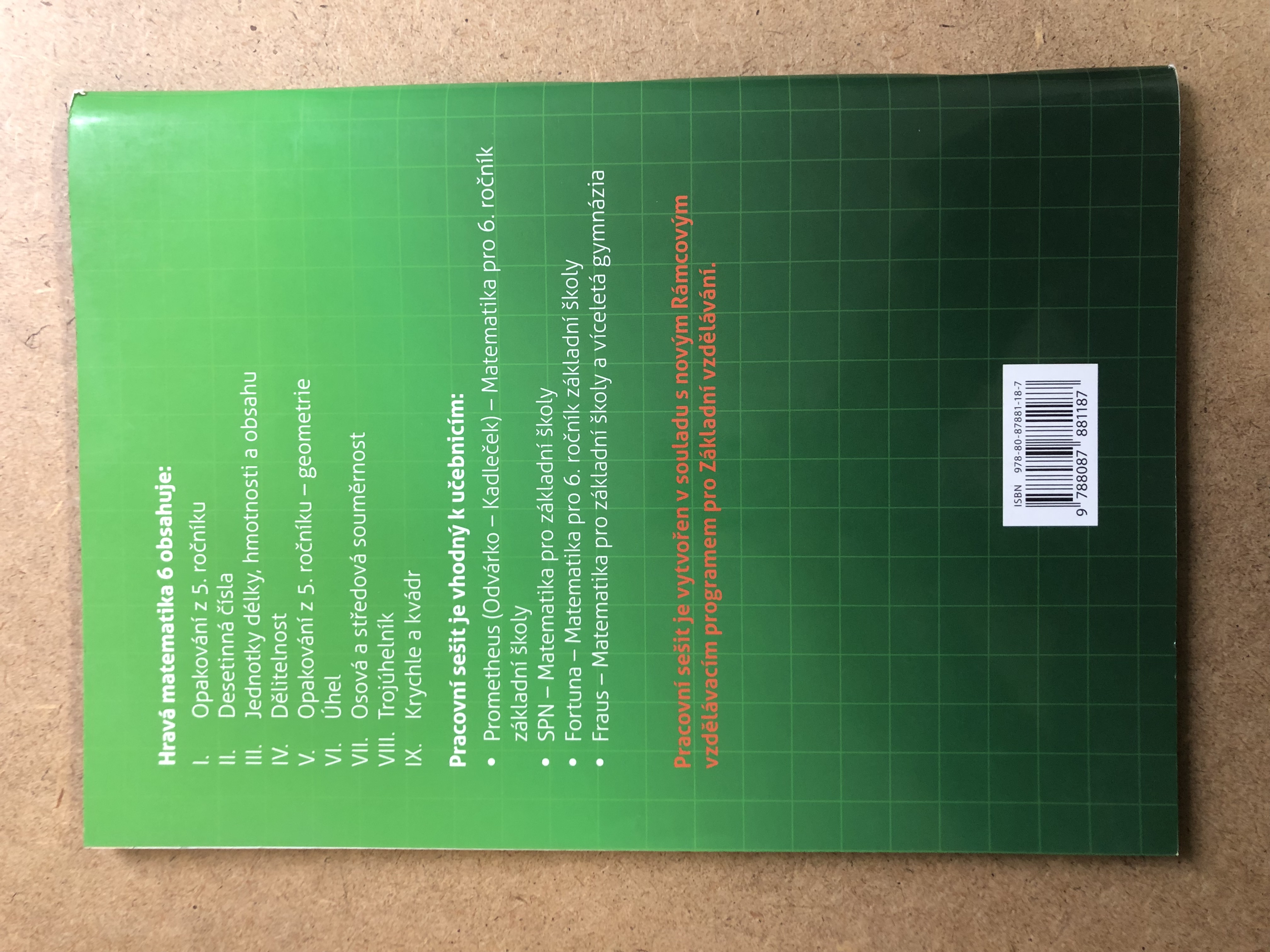 Hravá matematika 6 - pracovní sešit