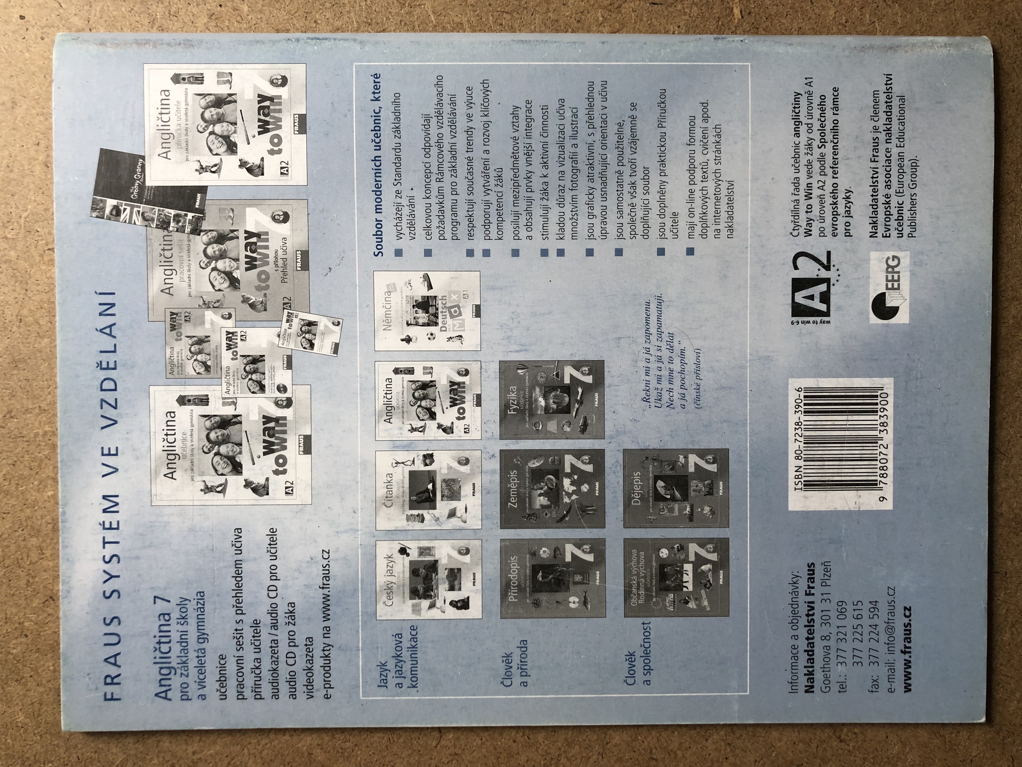 Angličtina WAY TO WIN 7 - pracovní sešit