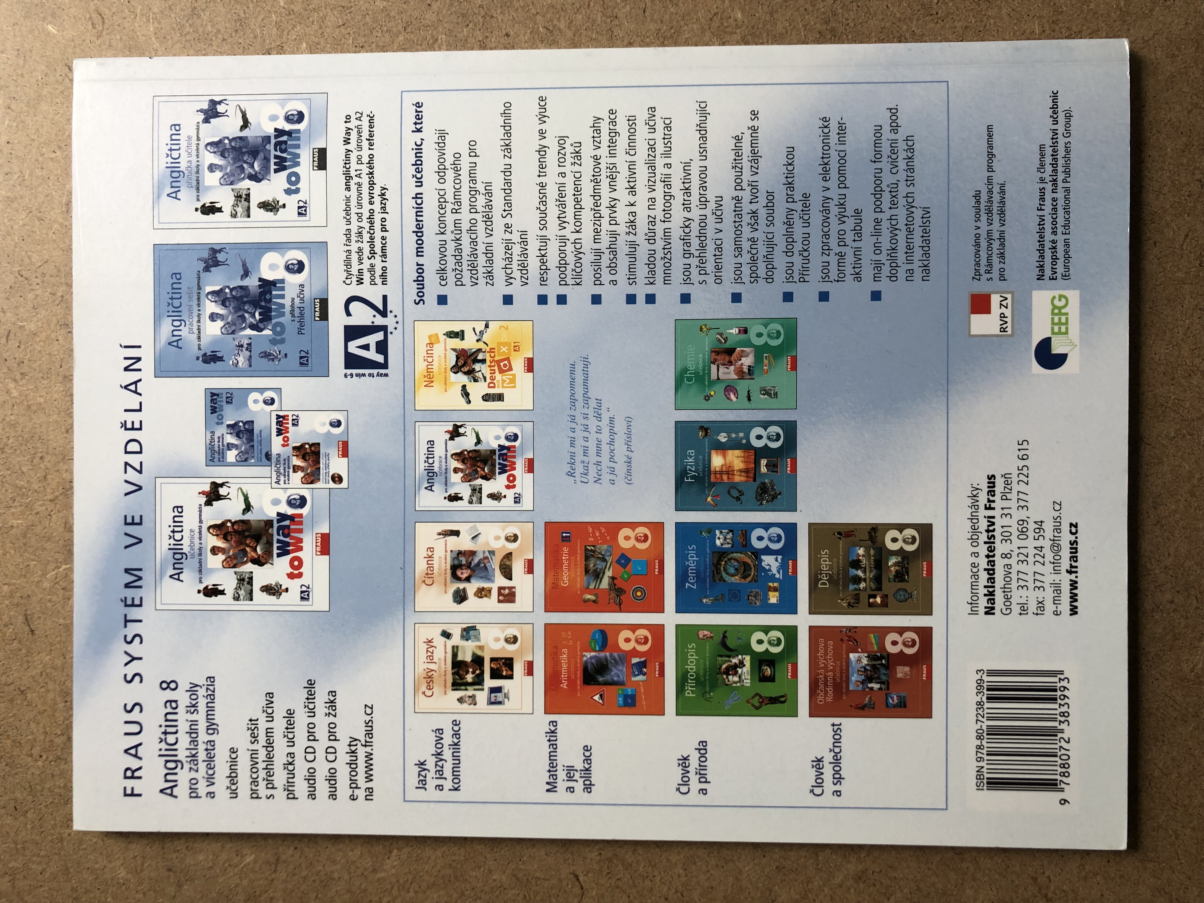 Angličtina WAY TO WIN 8 - učebnice