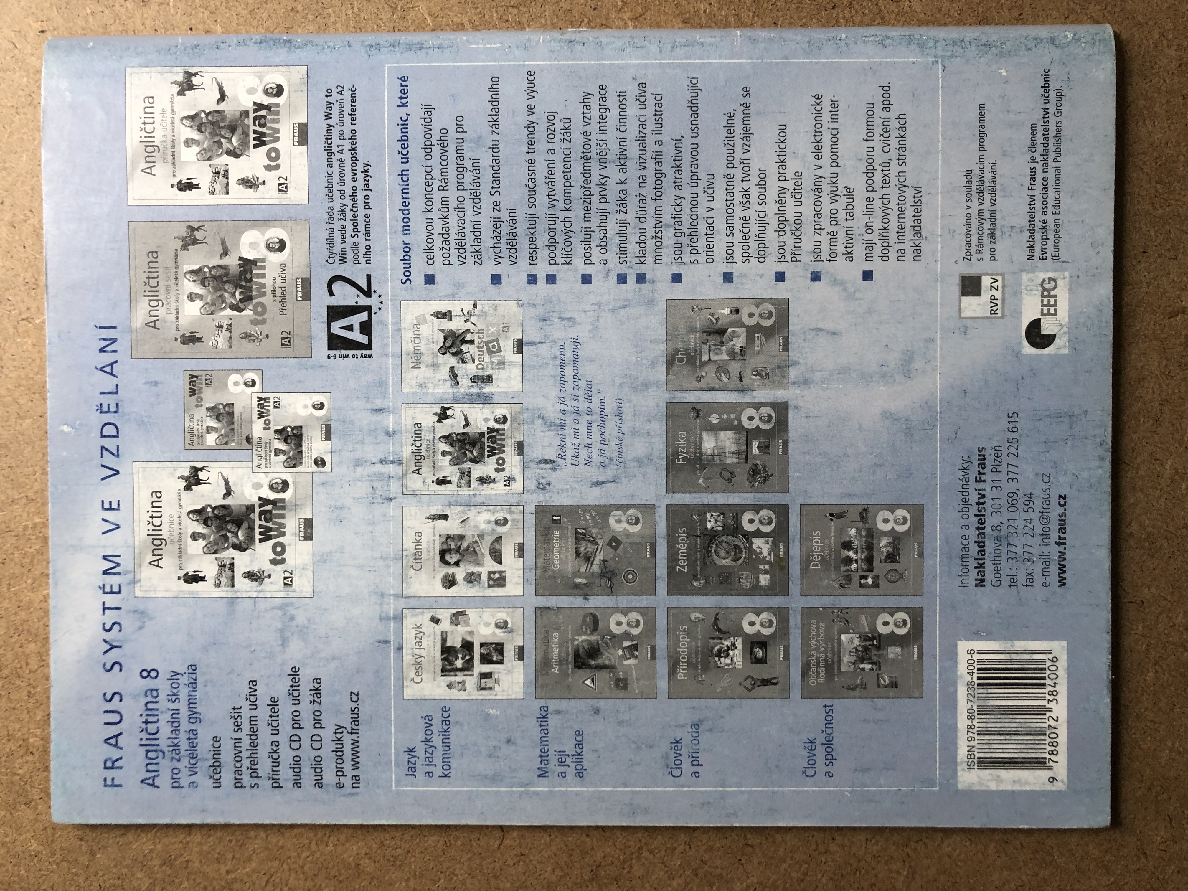 Angličtina WAY TO WIN 8 - pracovní sešit