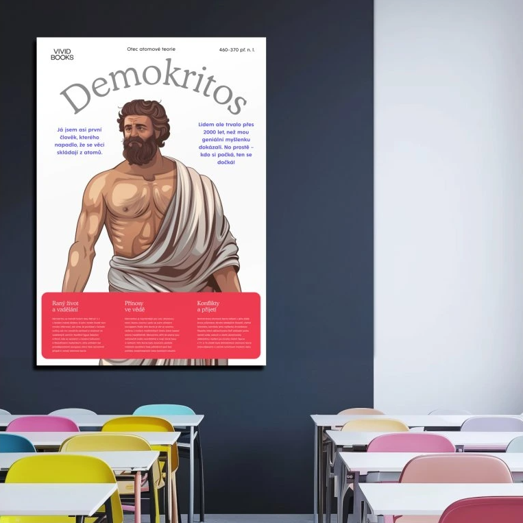 Nástěnný plakát - Demokritos