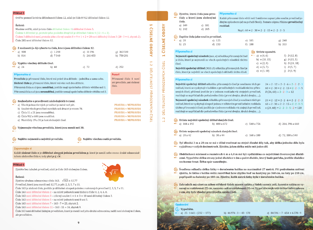 Matematika 1 pro SOŠ - učebnice