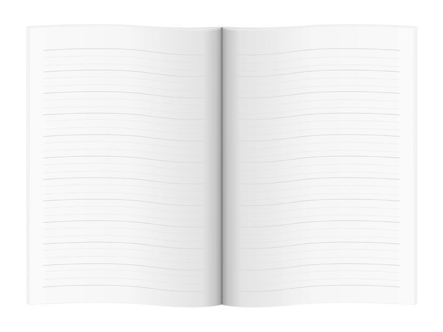 Sešit bezdřevý BASE 512 - A5 linkovaný, 2 pomocné linky (16mm), 10 listů, fialový