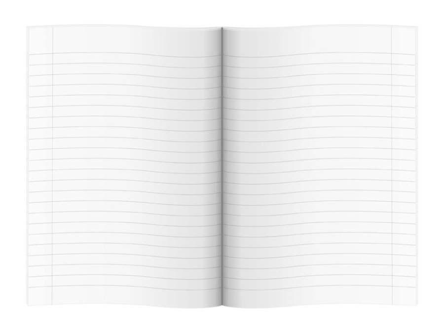 Sešit bezdřevý BASE 524 - A5 linkovaný, 20 listů, modrý