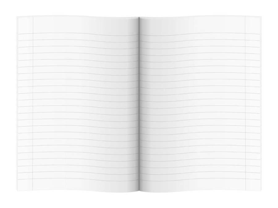 Sešit bezdřevý BASE 524 - A5 linkovaný, 20 listů, růžový