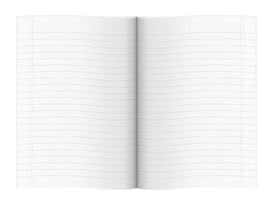 Sešit bezdřevý BASE 544 - A5 linkovaný, 40 listů, žlutý