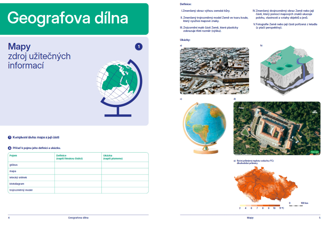 Geografie pro 6. ročník ZŠ - Pracovní sešit 1.díl