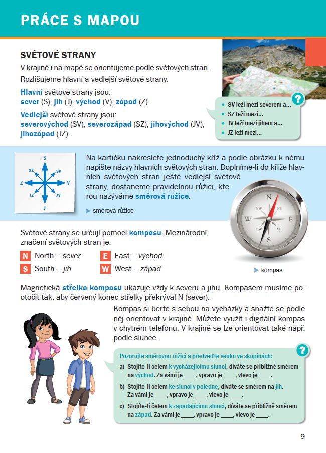 Vlastivěda 4. ročník - Naše vlast