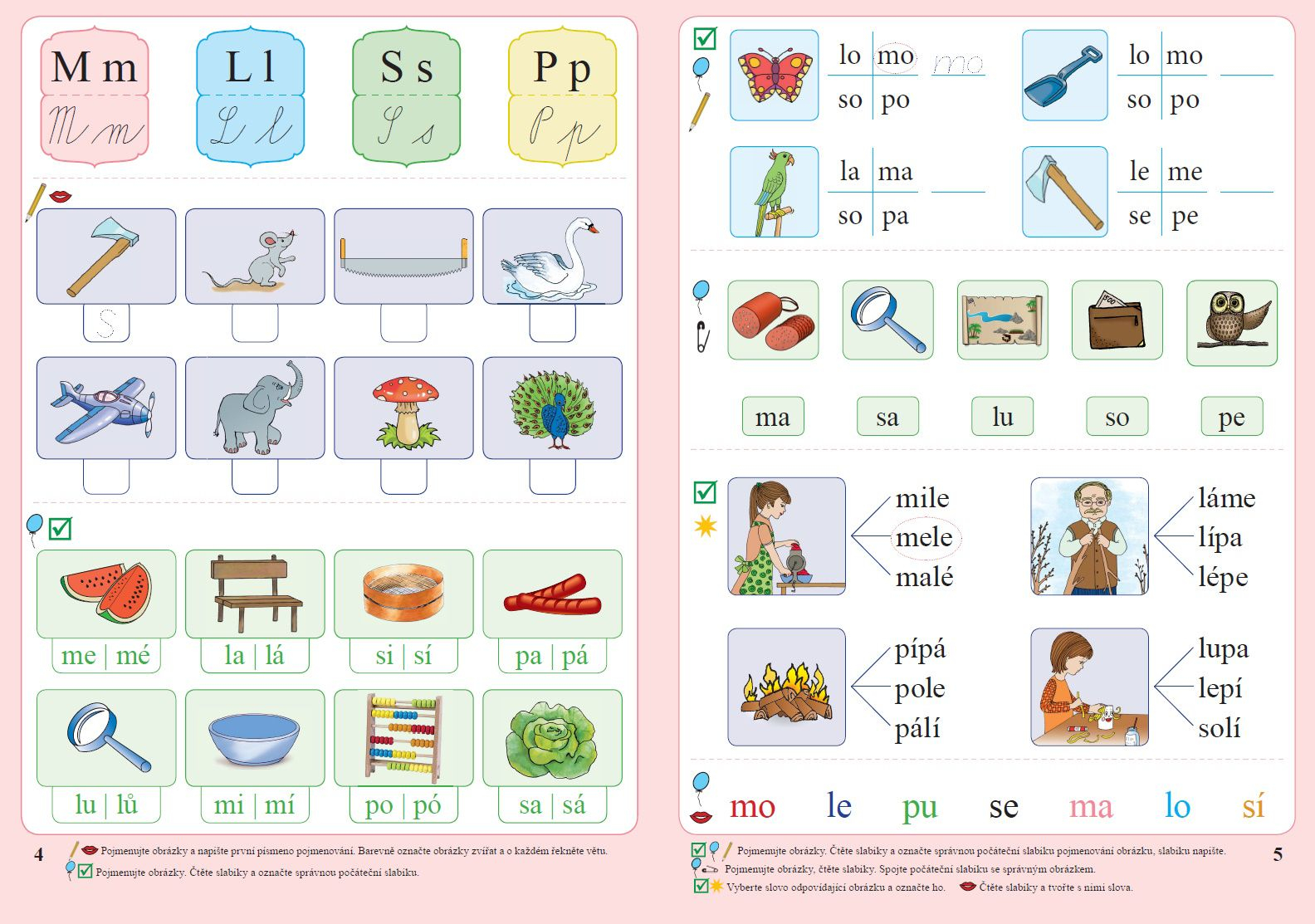 Pracovní sešit ke Slabikáři