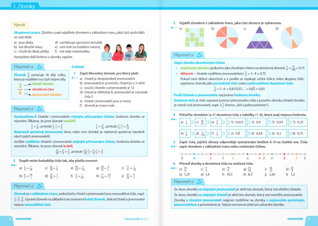 Hravá matematika 8 - Učebnice 1.díl - Algebra