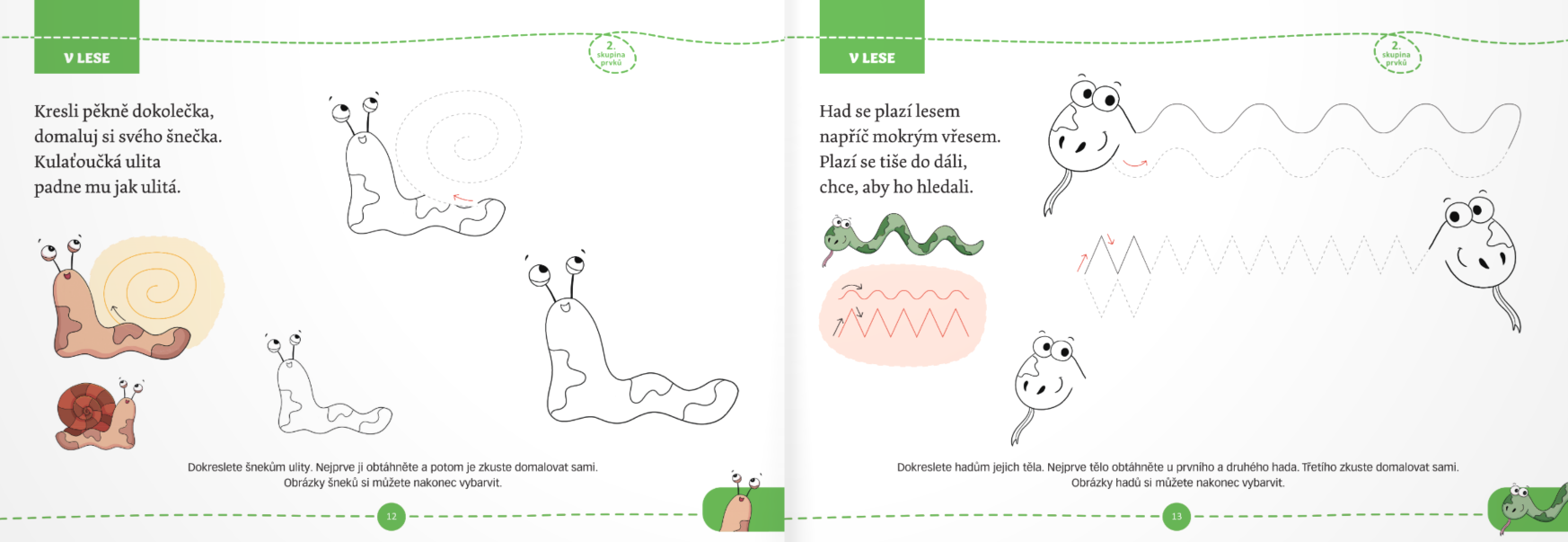 Uvolňovací cviky: Učíme se psát se zvířátky