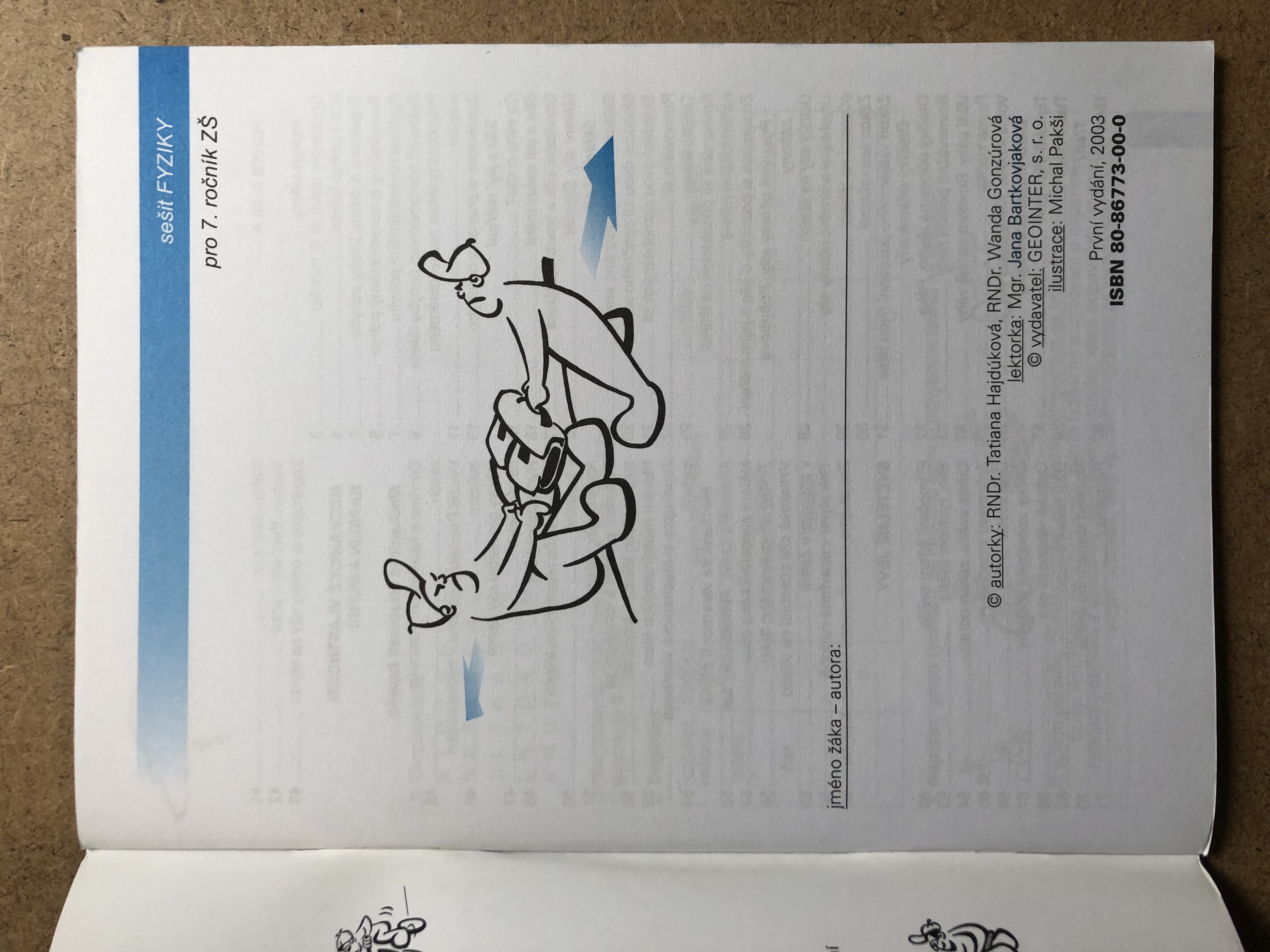 Sešit fyziky pro 7. ročník