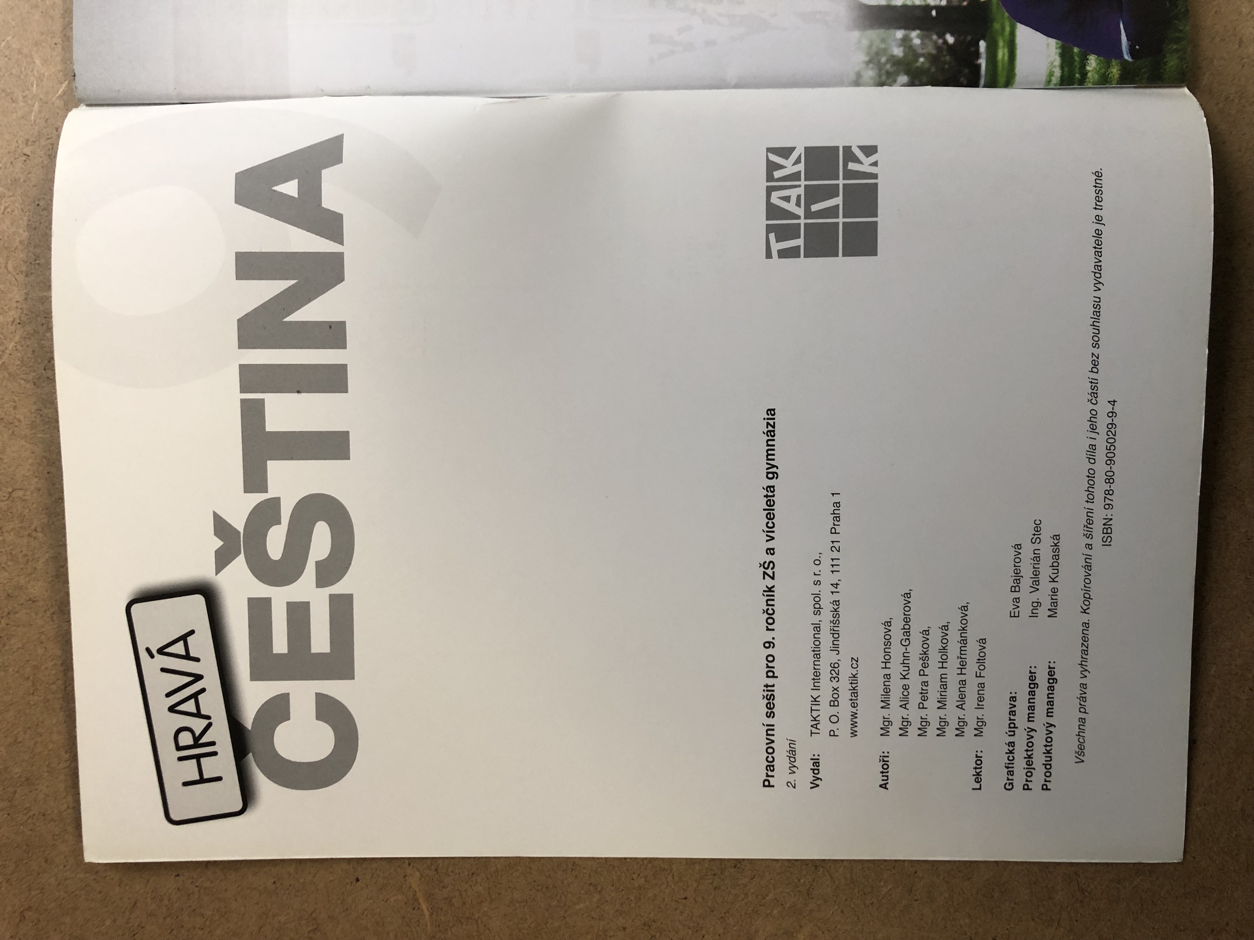 Hravá čeština 9 - pracovní sešit