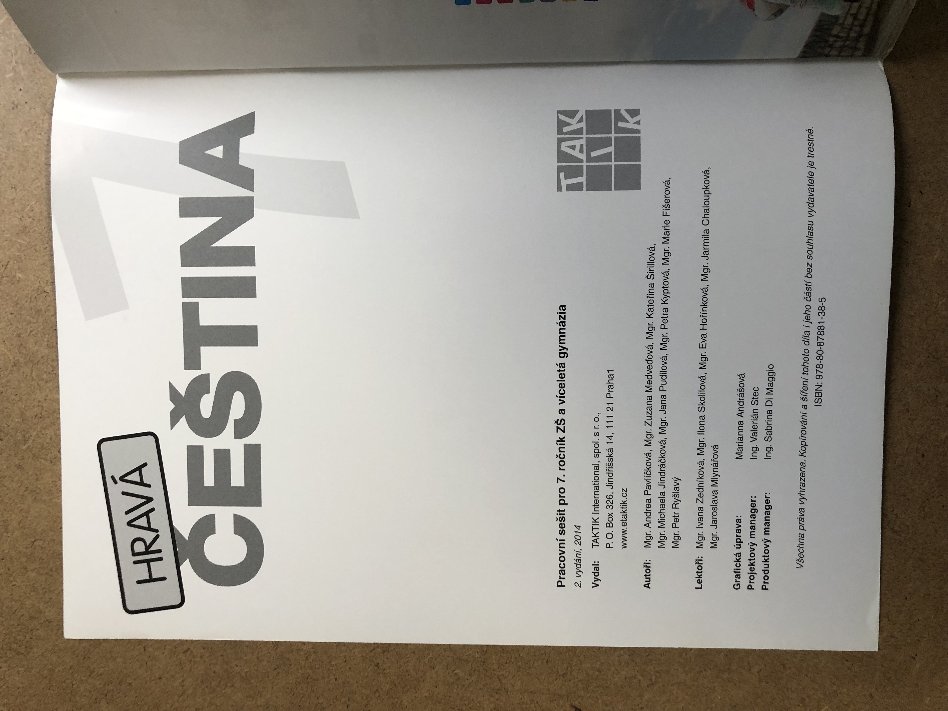 Hravá čeština 7 - pracovní sešit