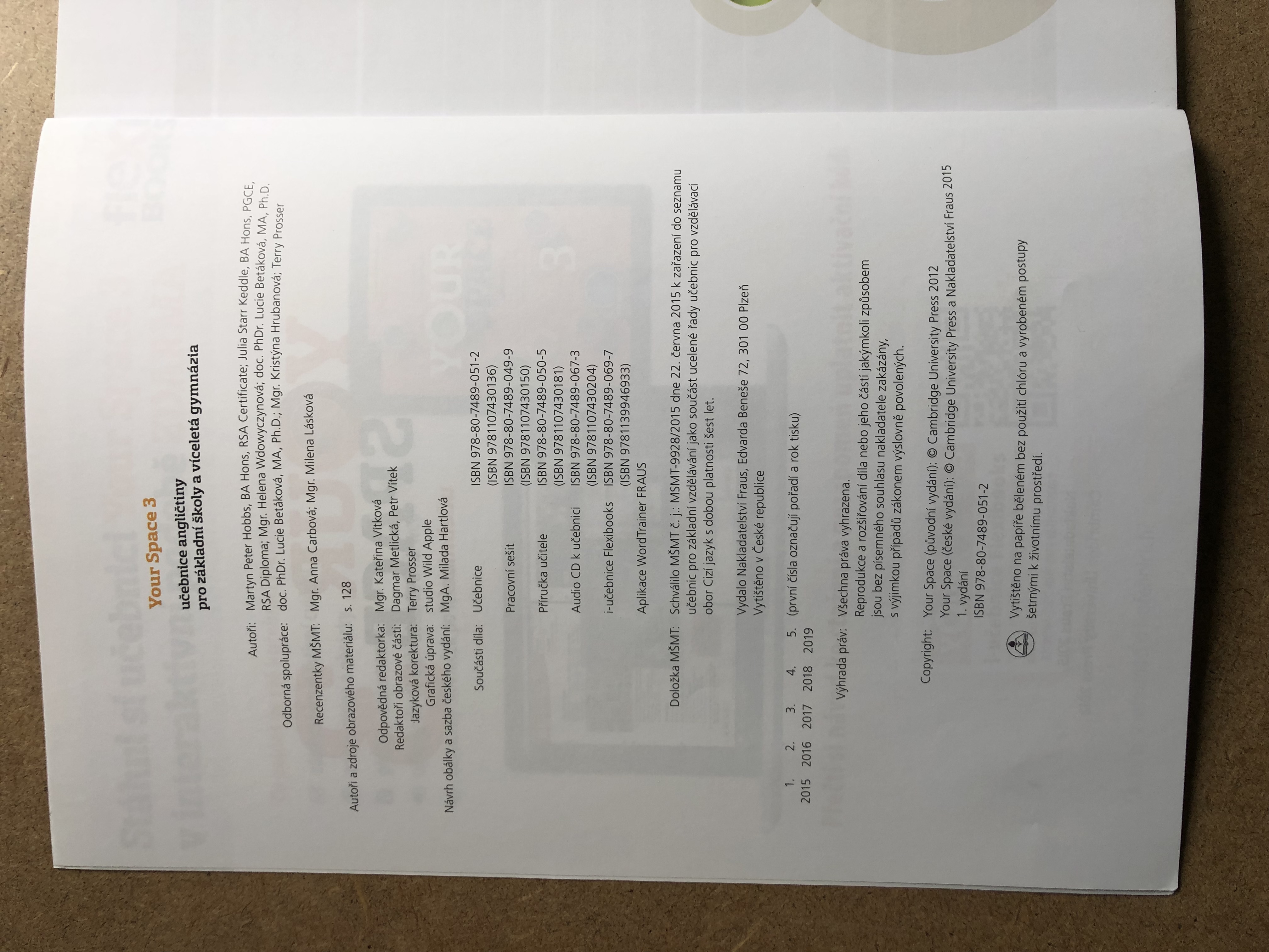 Your Space 3 - učebnice