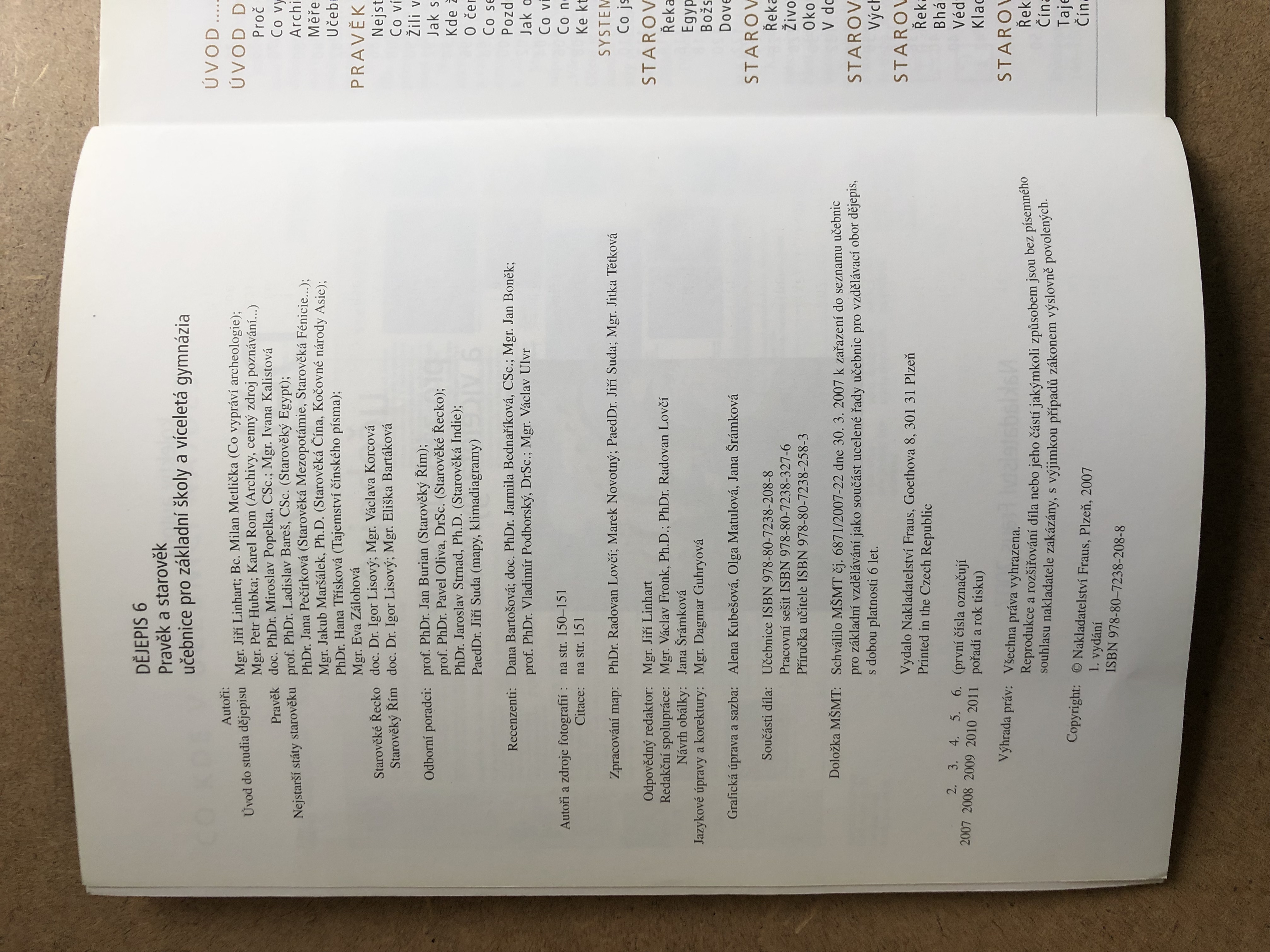 Dějepis 6 - učebnice