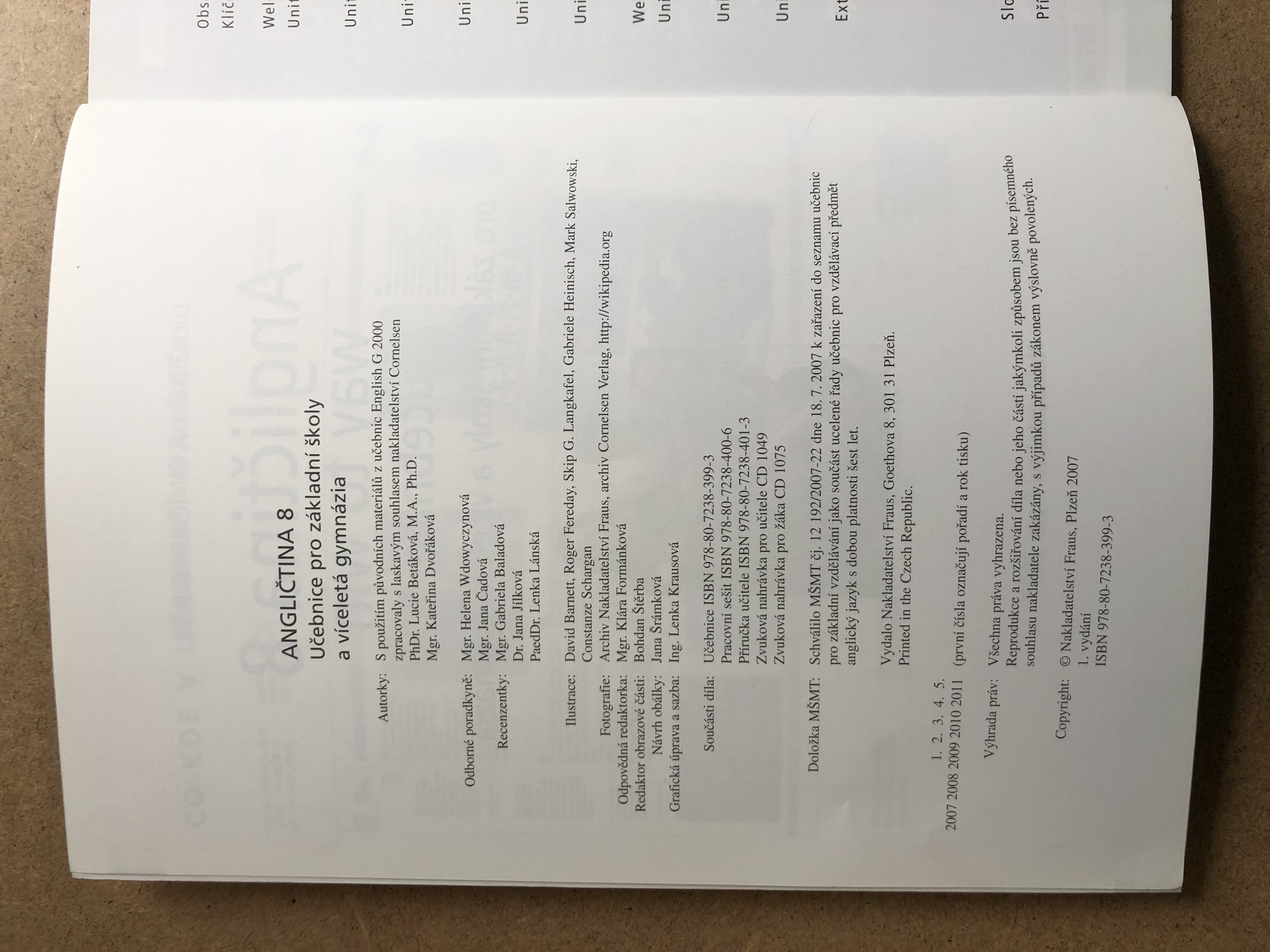 Angličtina WAY TO WIN 8 - učebnice