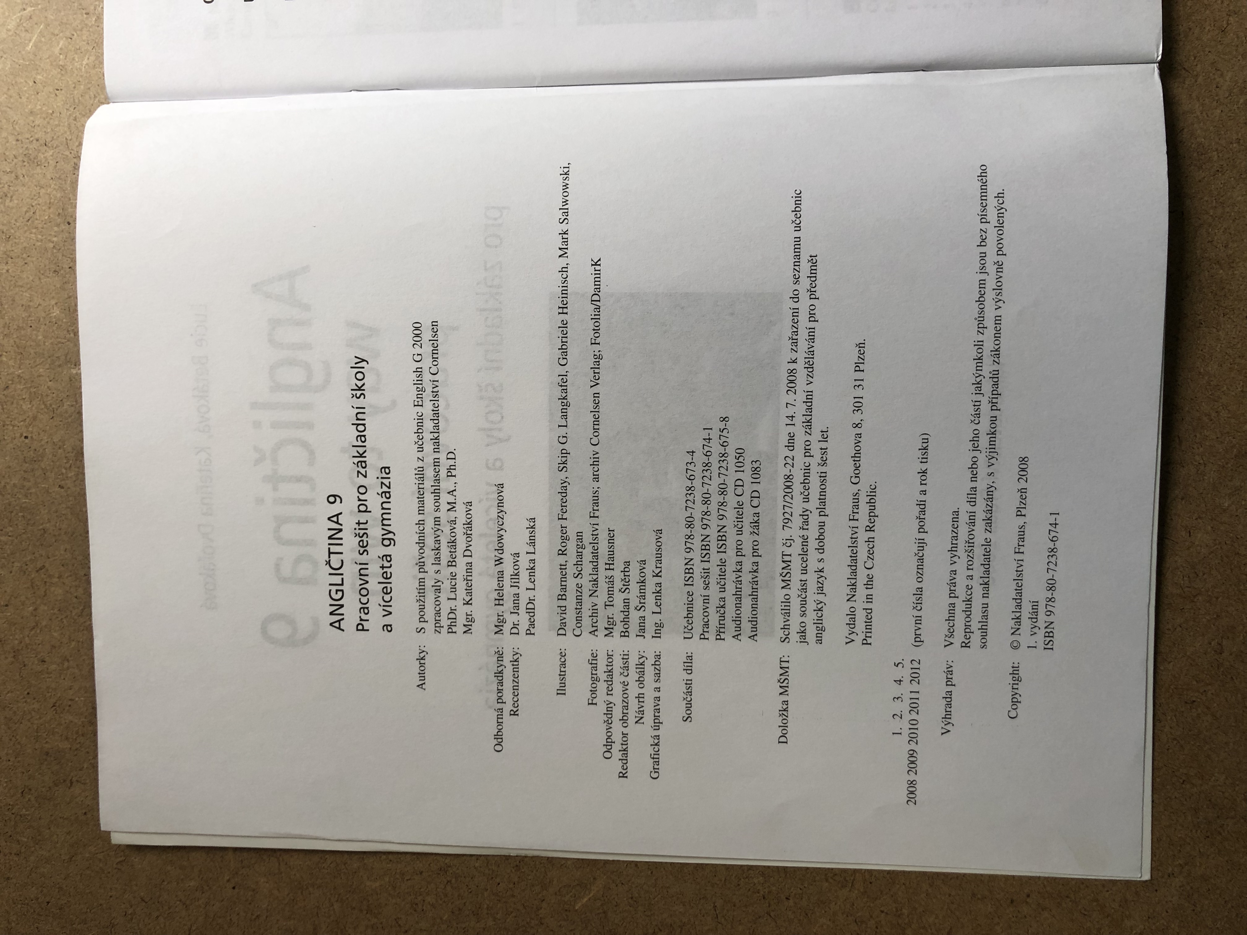 Angličtina WAY TO WIN 9 - pracovní sešit