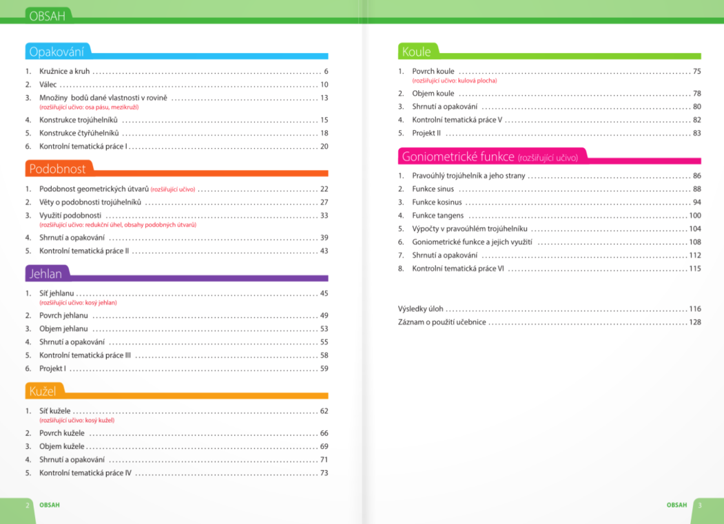 Hravá matematika 9 - učebnice 2. díl - Geometrie
