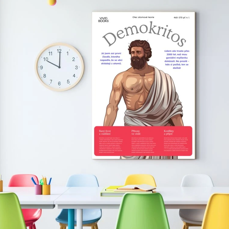 Nástěnný plakát - Demokritos