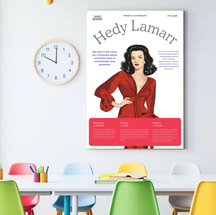 Nástěnný plakát - Hedy Lamarr