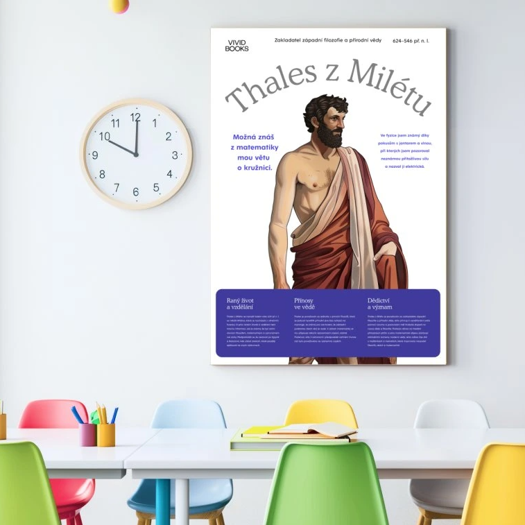 Nástěnný plakát - Thales z Milétu
