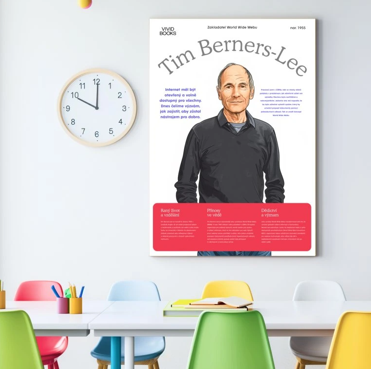 Nástěnný plakát - Tim Berners-Lee