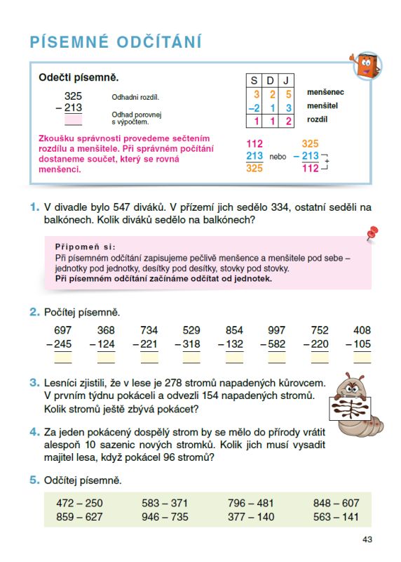 Matematika 3. ročník - 2.díl
