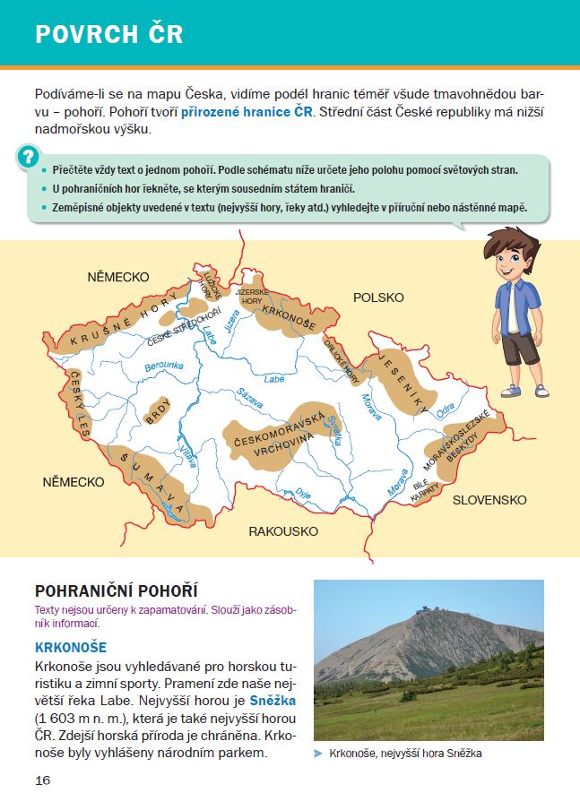 Vlastivěda 4. ročník - Naše vlast