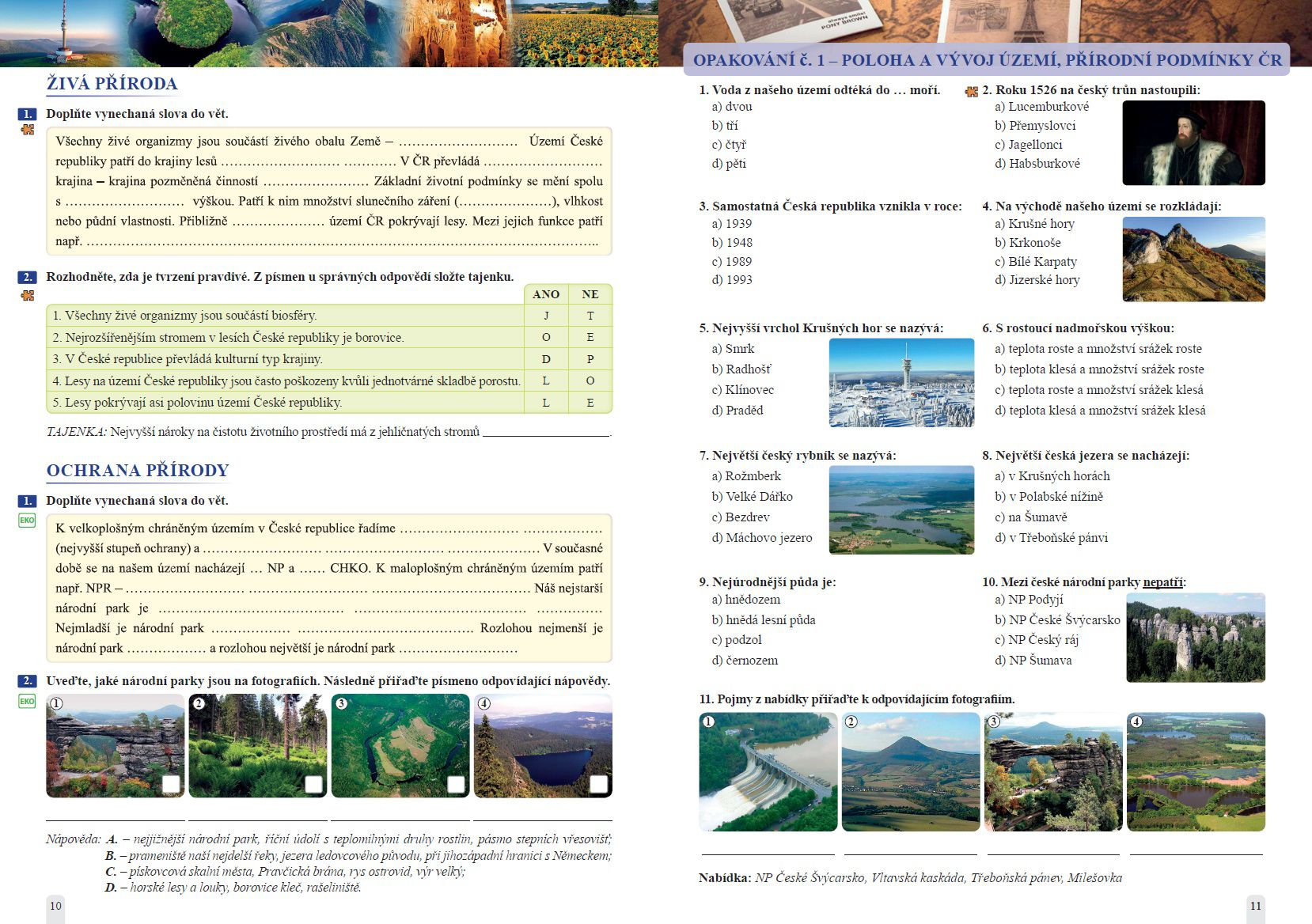 Zeměpis 8 - Česká republika - pracovní sešit 2. díl