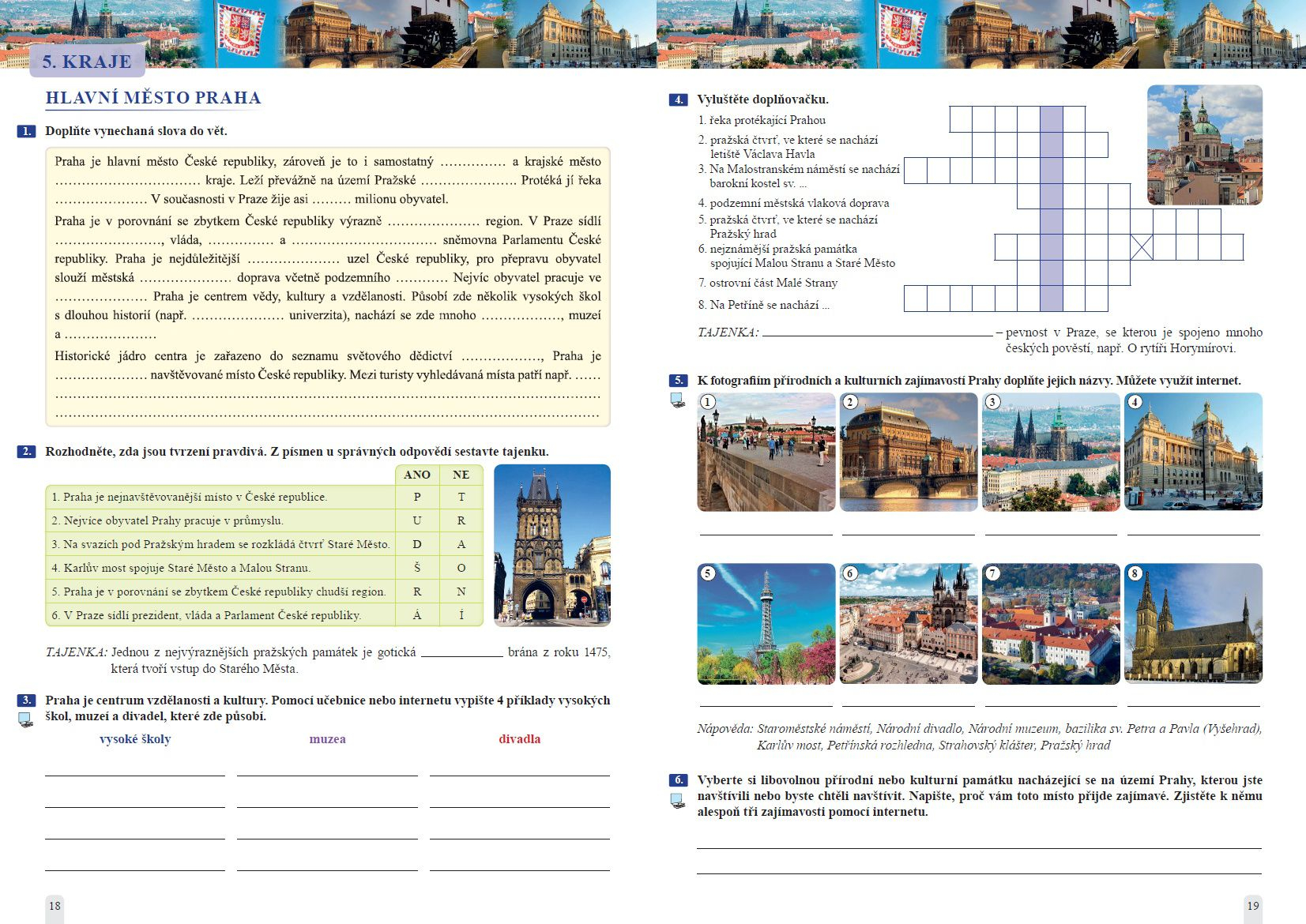 Zeměpis 8 - Česká republika - pracovní sešit 2. díl