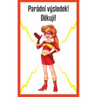 Pochvala - Parádní výsledek! Děkuji
