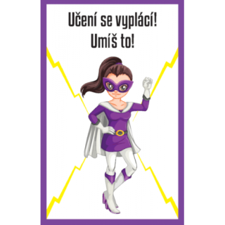 Pochvala - Učení se vyplácí! Umíš to!