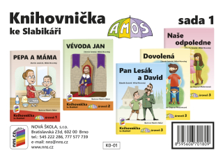 Knihovnička ke slabikáři  AMOS 1 - sada