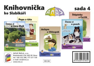 Knihovnička ke slabikáři  AMOS 4 - sada