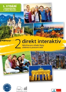 Direkt interaktiv 2 (A2) – učebnice s pracovním sešitem + MP3/Videa ke stažení + žákovská licence