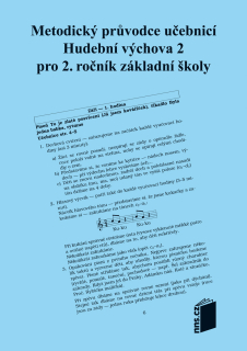 Hudební výchova pro 2. ročník - metodická příručka