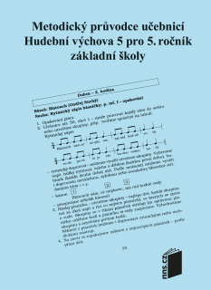 Hudební výchova pro 5. ročník - metodická příručka