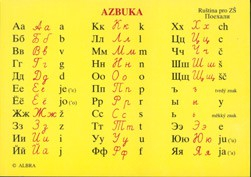 Azbuka - kartička lamino A6 (dny v týdnu, měsíce)
