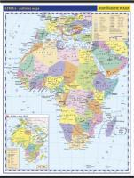 Nástěnná mapa Afrika - politická
