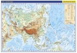 Nástěnná mapa Asie - obecně zeměpisná