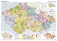 Česko - administrativní mapa