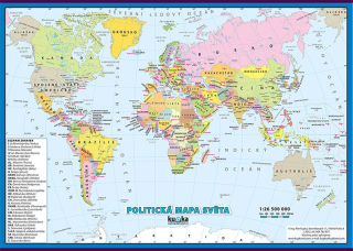 Politická mapa světa XXL - Kupka