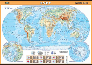 Svět - fyzická mapa XXL - Kupka
