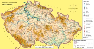 Náhradní mapa k učebnici Vlastivěda pro 4. ročník - Poznáváme naši vlast